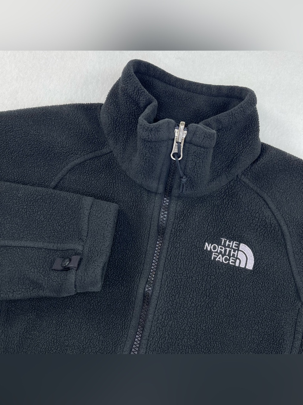The North Face Jacket Womens S Black Khumbu Fleece Full Zip Pockets